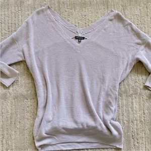 DYNAMITE | Lilac Knitted Off The Shoulders Sweater | Small